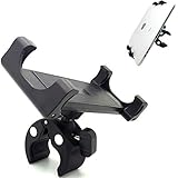 Easy Setup Utility in Door Treadmill Spin Cycle Pole Handle Bar Boat Helm Tablet/Smartphone Holder Clamp Mount for Apple iPad Pro Air Mini iPhone XR XS 8 Plus Galaxy Tab S9 S10