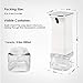 HOMLEX Automatic Soap Dispenser,Touchless Soap Dispenser,Dual Foam Modes for Adults and Kids(White+Clear)