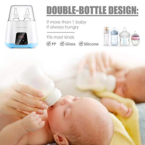 image for EASYROUTINE Baby Bottle Warmer for Breastmilk Digital Smart Universal 