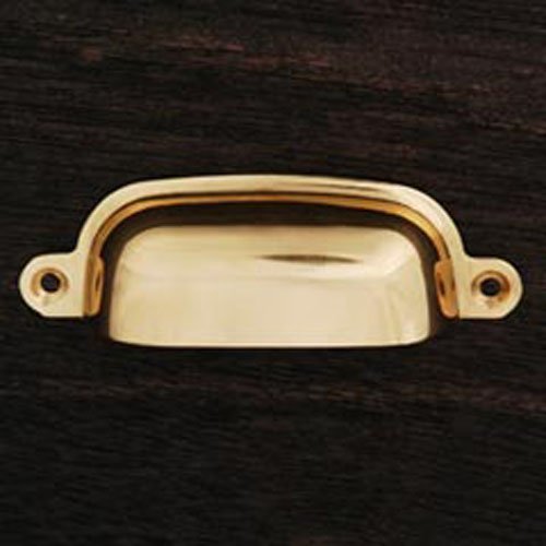 RK International RKI Polished Brass R.K. International CF 5250 B Flat Box Cup Pull