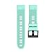 Wearable4U Garmin Fenix 5X 26mm Quick Release Easy Fit Silicone Replacement Watch Band for Garmin Fenix 5X, Quatix 3, Fenix 3 HR, Fenix 3, Tactix Bravo, Foretrex 601, Foretrex 701 (Teal)