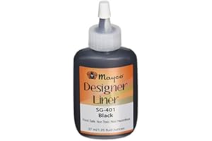 Mayco Designer Liner, Black, 1.25 Ounces