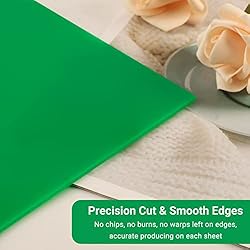 Enoin 2 Pack 12x12 Inches Green Non Transparent