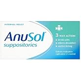 Anusol Suppositories 12 per pack by Anusol | contain zinc oxide