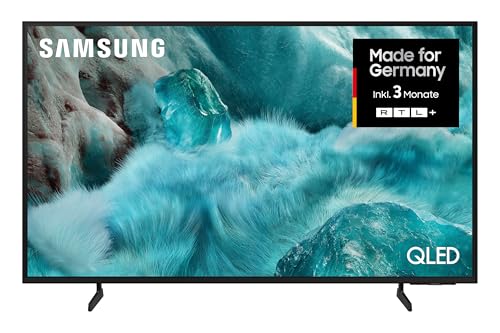 Samsung QLED 4K Q7FA 55 Zoll (138 cm) UHD Fernseher, Q4 AI Prozessor, Quantum Dot für Reale Farben, 4K Upscaling, Gaming Hub, Knox Security, Kostenlose Inhalte, Samsung Vision AI Smart TV