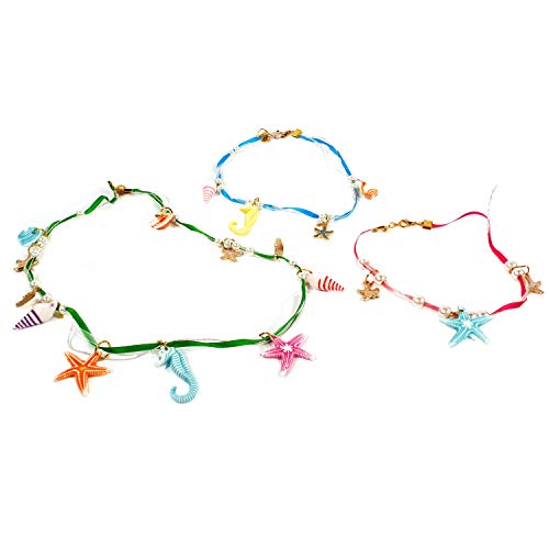 4 Mermaid+Jewelry+Making+Kit+Kids