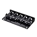 ammoon 5-saddle Bridge Set for 5 String Electric Bass Guitar Part Replacement