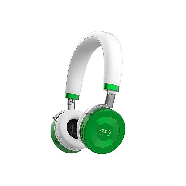 JuniorJams-Volume-Limiting-Headphones-for-Kids-3-Protect-Hearing--Foldable-Adjustable-Bluetooth-Wireless-Headphones-for-Tablets-Smartphones-PCs-wMic--by-Puro-Sound-Labs-Green JuniorJams Volume Limiting Headphones for Kids 3+ Protect Hearing – Foldable & Adjustable Bluetooth Wireless Headphones…