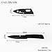 XYJ Kitchen Knife Cutlery Set Ceramic Knife 3, 4, 5, 6 Inch Paring Utility Slicing Chef Kitchen Knife with One Black Peeler Cooking Tool(5 PCS)