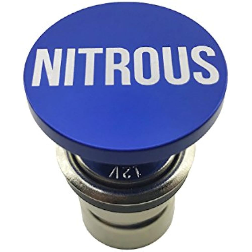 Cigarette Lighter & Parts Nitrous Button Car By Anodized Aluminum, 12