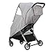 GOOVI Universal Rain Cover Waterproof PVC Free Full Protection Travel-Friendly Breathable Stroller Weather Shield-Gray