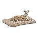 MidWest Homes for Pets Intermediate QuietTime Deluxe Mocha Ombré Swirl Plush Pet Bed, Machine Washable, Non-Skid Bottom, Soft Crate Mat for 36-inch Crates