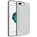 iPhone 7 Plus/iPhone 8 Plus Case, Poetic Quarterback [Corner/Bumper Protection][No Bulk][Dual Protection]- Stylish PC+TPU Protective Case for Apple iPhone 7 Plus/iPhone 8 Plus White/Gray