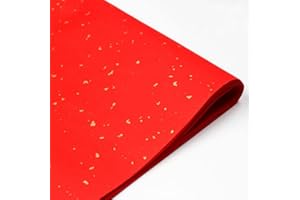 HM027 Hmayart Quality Chinese Traditional Sajin Red Semi-Sized Handmade Xuan Paper/Chunlian Paper for Ink Artworks 33 * 136cm 20sheets
