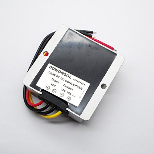 120W/10A GOLF CART voltage reducer converter 48V to 12V 10A 120W Input range: 40V to 60V DC to DC converter waterproof high Efficiency