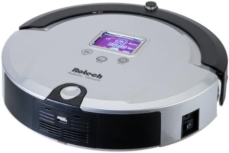 Rotech Rv02 4-in-1 Series Robotic Vacuum Cleaner with Remote Control, Silver