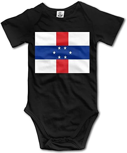 ONE SUIT Flag Of The Netherlands Antilles Cool Baby Onesies Infant Clothes Boys Girls Bodysuit Jumpsuit Rompers Baby Outfits