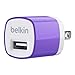 Belkin MiXiT Home and Travel Wall Charger with USB Port - 1 AMP / 5 Watt (Purple)