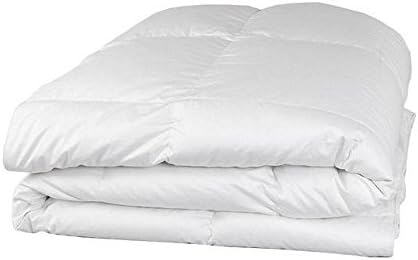 100% Egyptian Cotton 400 TC 1 Piece Comforter 100 GSM Solid Pattern All Size &amp; Color (Twin / Twin XL , White)