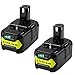VANON 7.0Ah P108 18v Replacement for ryobi 18v Battery 2 Pack Lithium Ion High Capacity Batteries Compatible with P108 P102 P103 P104 P105 P106 P107 P109 P122 BPL18151 BPL1820 Cordless Tool