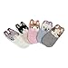 FloraKoh Women Cotton Low Cut No Show Animal Fun Ankle Socks
