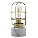 CO-Z Industrial Desk Lamp with Marble Base, Mid-Century Modern Table Lamp 10 Inches in Height, Edison Bulb Not Included for Living Room Bedroom Dining Room.