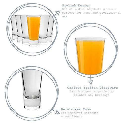 Bormioli Rocco Ypsilon Highball Cocktailgläser Set - 453ml - Packung mit 24 – Bild 3