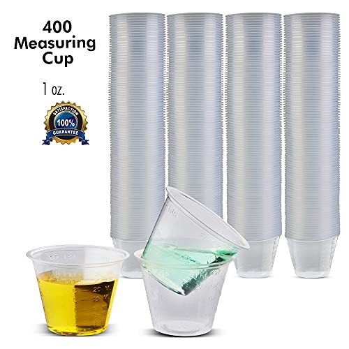 1 Oz Measuring Cups for Epoxy Resin Mixing disposable Plastic (Bulk