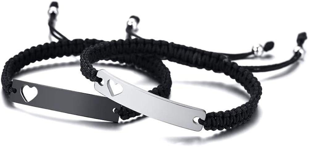 PJ JEWELLERY I Love You I Know His Hers Couples Bracelets Matching Bracelets Set Anniversary Promise Gifts Valentine Day Gift for him and her - Image 5