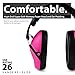 Vanderfields Earmuffs for Kids - Hearing Protection Muffs for Children Small Adults Women Foldable Design Ear Defenders Protector with Adjustable Padded Headband for Optimal Noise Reduction - Pink