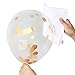 Willaire Happy Birthday Banner &5 Pieces Gold Confetti Balloons Party Balloons With Golden Paper Confetti Dots For Birthday Party Decorations Wedding Decorations And Proposal