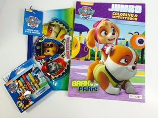Paw Patrol Jumbo Coloring Book with Pencil Case and 24 Crayons