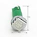 Partsam 10x T5 74 70 37 green wedge instrument dashboard cluster LED bulb light Replacement for Camry 2000-2011