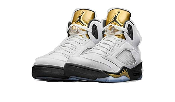 Amazon.com: Air Jordan 5 Retro 136027 – 133 – 20 de agosto (Oro olímpicos  de metal), 2016 Hombres De Lanzamiento Tamaño de la, 12 D(M) US : Ropa,  Zapatos y Joyería