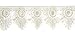 Amore Lace And Fabrics A0163IV Venise Lace Trim, Royal Flower, 2 Yards, 1.75 Inches; Ivory - Amore Fabrics