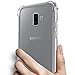 ZeKing Galaxy J6 Plus Case, Crystal Clear Soft Silicone TPU with Four Corner Bumper Protective Case Cover for Samsung Galaxy J6 Plus (Transparent)