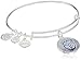 Alex and Ani Art Infusion Unexpected Miracles Expandable Rafaelian Shiny Silver Bangle Bracelet