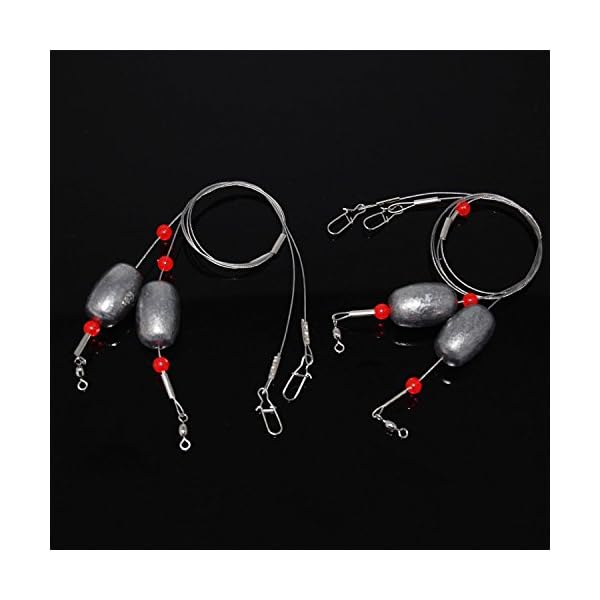 Easy-Catch-Fishing-Sinkers-Weights-4-Pack-1-12-Ounce-Fishing-Egg-Sinker-Rigs-with-Fishing-Swivels-and-Snap-for-Trout-Flounder-and-Bottom-Fish Easy-Catch-Fishing-Sinkers-Weights-4-Pack-1-12-Ounce-Fishing-Egg-Sinker-Rigs-with-Fishing-Swivels-and-Snap-for-Trout-Flounder-and-Bottom-Fish