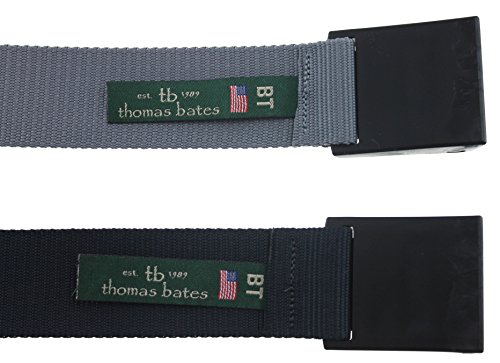 Big & Tall Titan Web Belt 2-Pack Made in USA by Thomas Bates