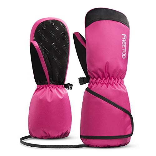 image for FREETOO Kids's Ski Gloves Mittens High Breathable TPU Waterproof Membr