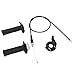 Poweka 7/8" Throttle Handle and Grip Cable Kit Assembly for Mini Baja Mb165 Mb200 5.5/6.5hp 196cc 200cc Doodlebug Bike 50" primary