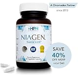 HPN Nutraceuticals Nicotinamide Riboside Metabolic Repair, Patented NAD Plus Booster with Niagen (Nr), the Original and Most Trusted Longevity Product, 60 Capsules