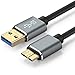PIHEN Micro B Hard Drive Cable, USB 3.0 to Micro USB 3.0 Charge & Sync Cord with Aluminum Connector,Data Wire Compatible for Toshiba Canvio, WD External Hard Drive, Samsung Galaxy S5, and Note 3 (6FT)