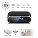 WiFi Hidden Spy Camera Clock UYIKOO, 1080P HD Video Recorder Wireless with Motion Detection/Loop Recording/Realtime Video Covert Nanny Cam for Home Security