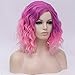 Beauwig Short Bob Natural Pastel Wavy Wig Women's 14