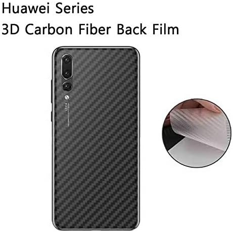 KAIBSEN® 3D Clear Carbon Fiber Back Screen Protector Film For Huawei P30/P30 Pro/P30 Lite/P20/P20 Pro/P20 Lite,Mate20/Mate 20 Pro/Mate20 Lite/Mate 20 X etc(Not tempered glass film)