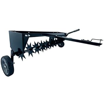 Agri-Fab AG45-0525 Vertikutierer, mit gebogener Klinge, gewölbte Klingen , Schwarz, 101,6 cm