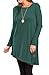 iGENJUN Womens Fall Fashion 2022 Long Sleeve Green Dress for Women Button Side Pullover Sweater Maternity Dress Midi Dress Winter Clothes Fall Outfits Dresses,L,Green