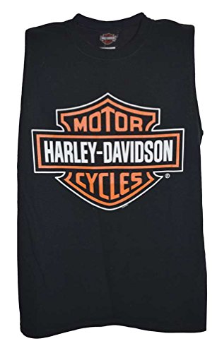 Harley-Davidson Men's Bar & Shield Muscle Shirt Tank Top, Black 30296623 (XL)