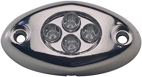 Innovative Lighting Surface Mount Coutesy Light - White, Chrome